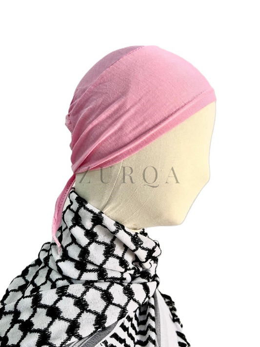 PINK TIE BACK