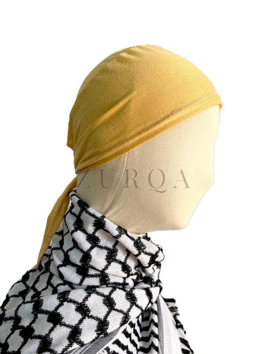 YELLOW TIE BACK