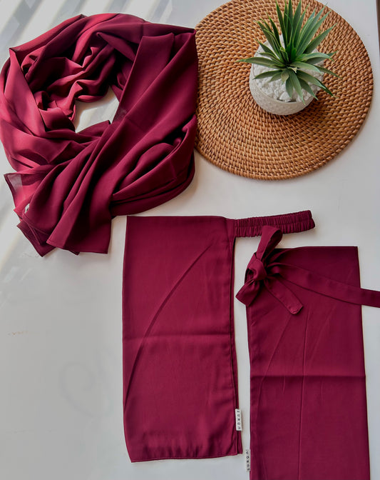 BURNT MAROON