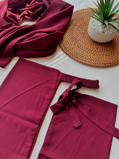BURNT MAROON
