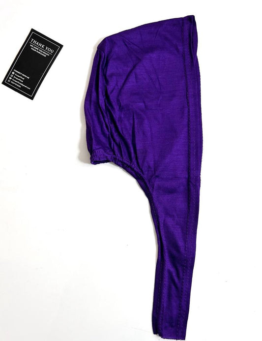PURPLE TIE BACK CAP